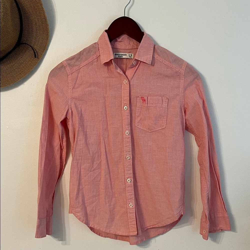 abercrombie kids Pink Button-Down Shirt